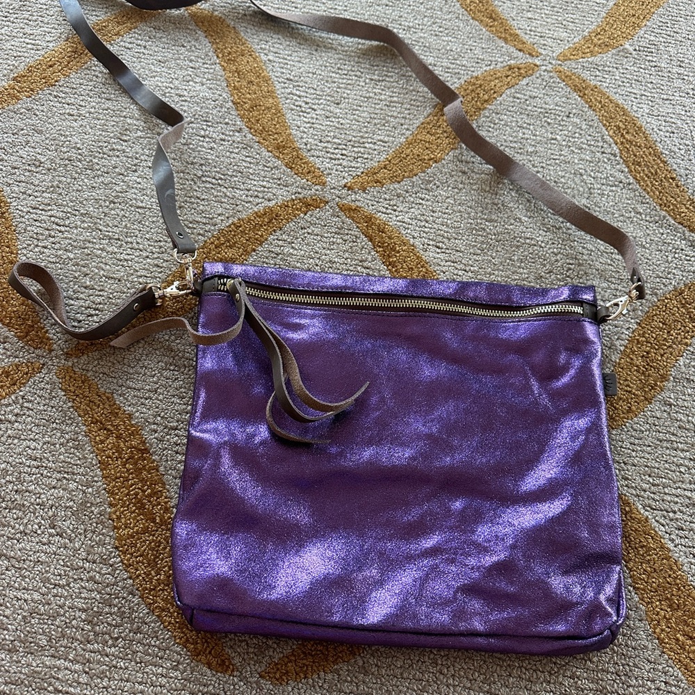 Head Regal Purple Crossbody Bag Clutch